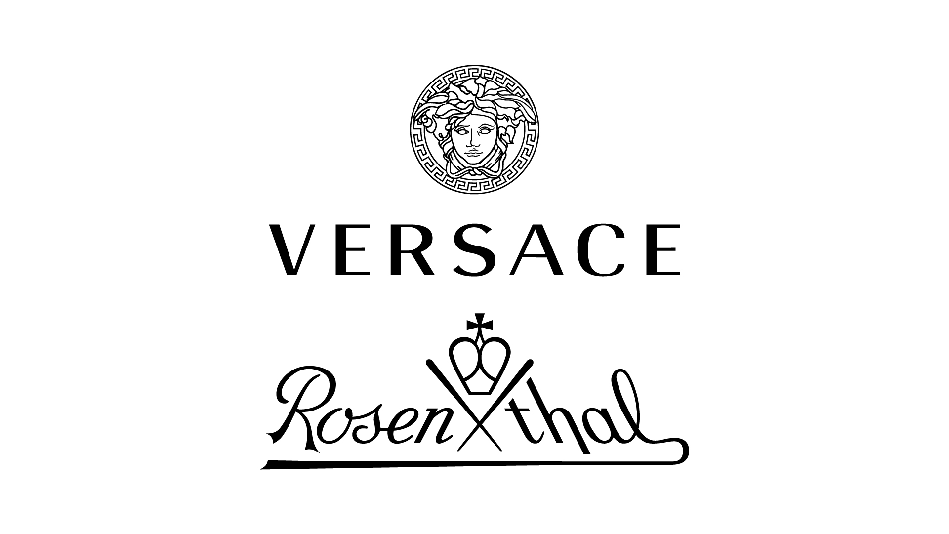 Versace og Rosenthal logo